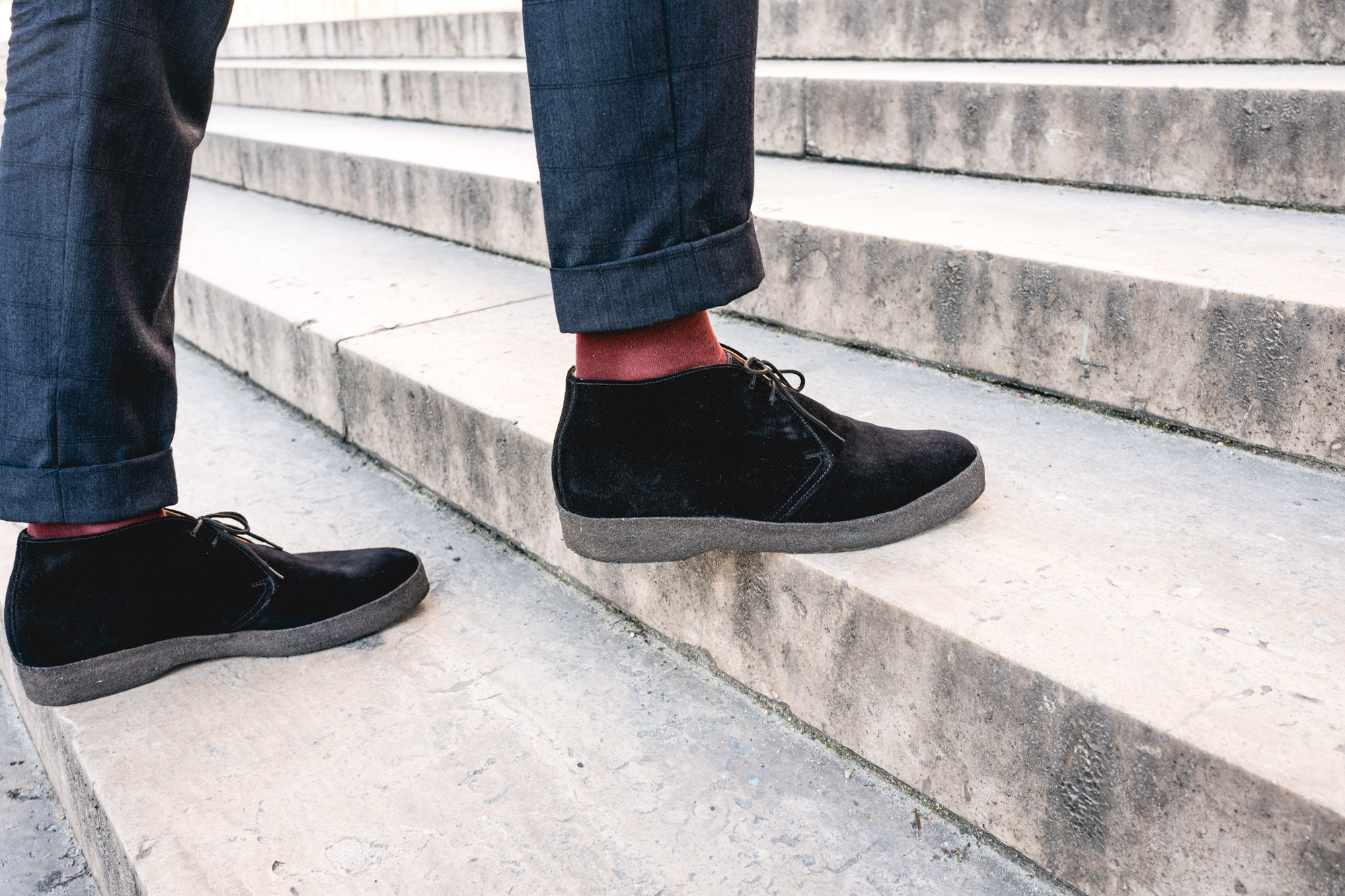 Sanders Joel Hi Top bottine Chukka iconique Steve McQueen