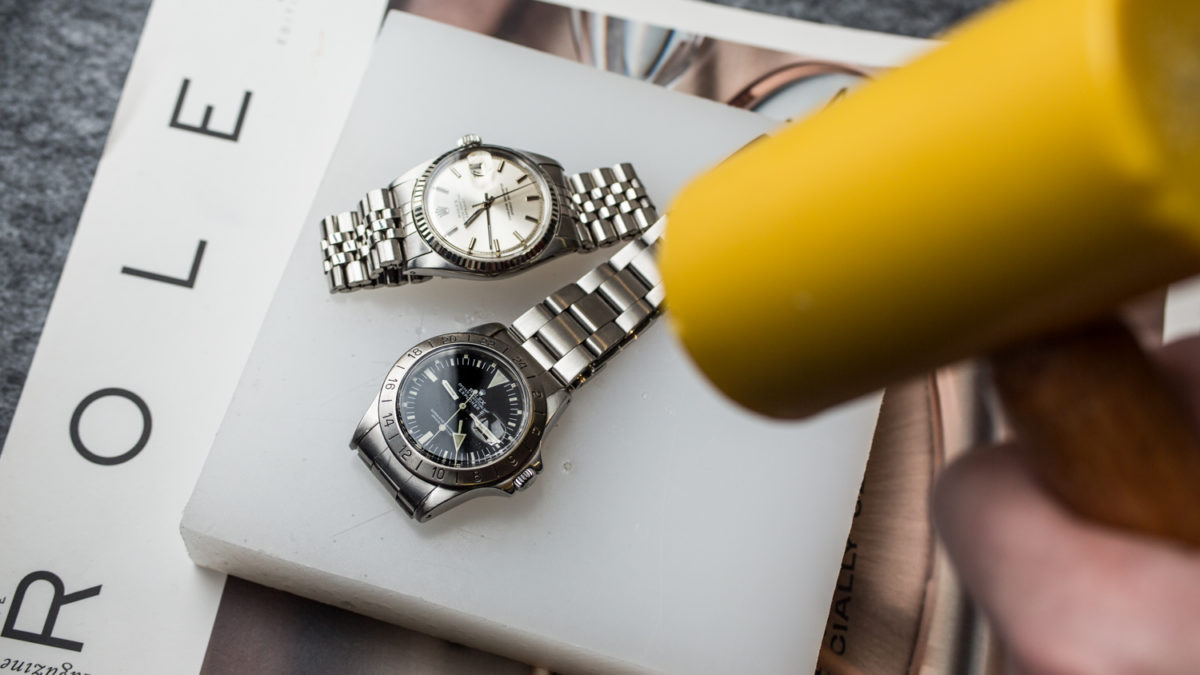 Restauration complète d'une montre Rolex Ref 5513 \u003e Blog Hometime