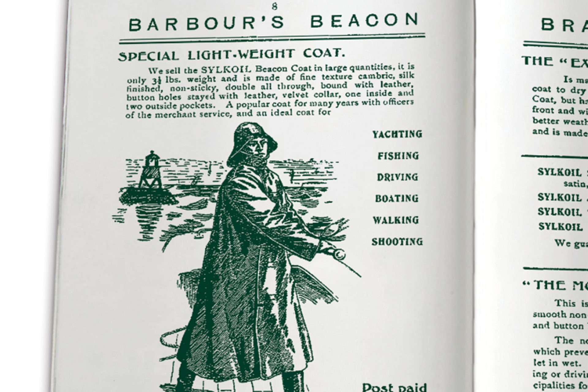 Barbour - Premier catalogue de vente