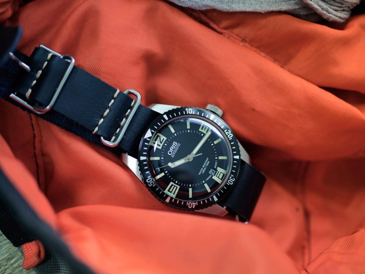 oris 65 tropic strap