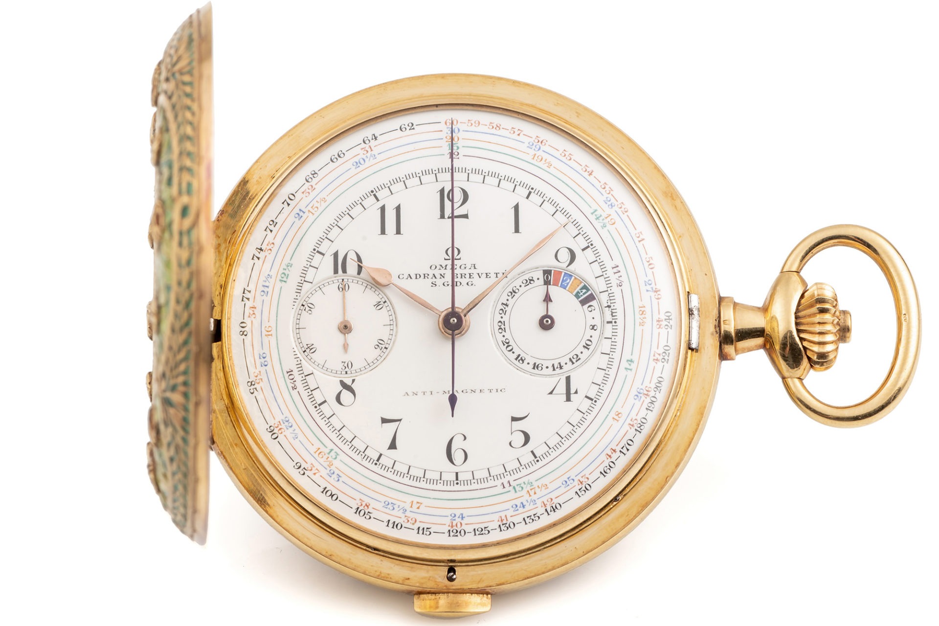 Vente Antiquorum des 11 & 12 mai - Chronographe de poche Omega