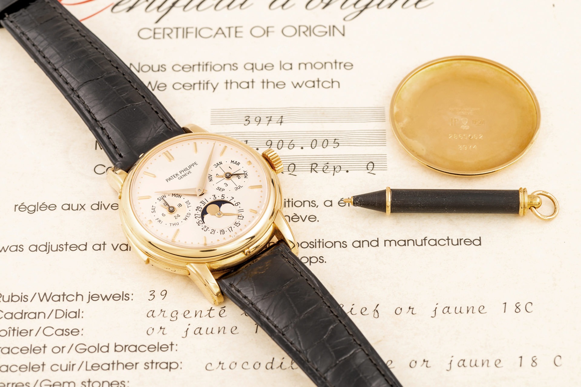 Vente Antiquorum des 11 & 12 mai - Patek Philippe 3974