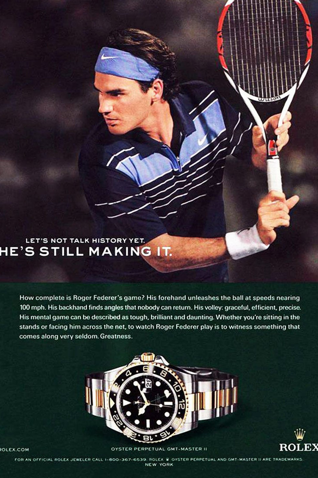 Publicité Rolex