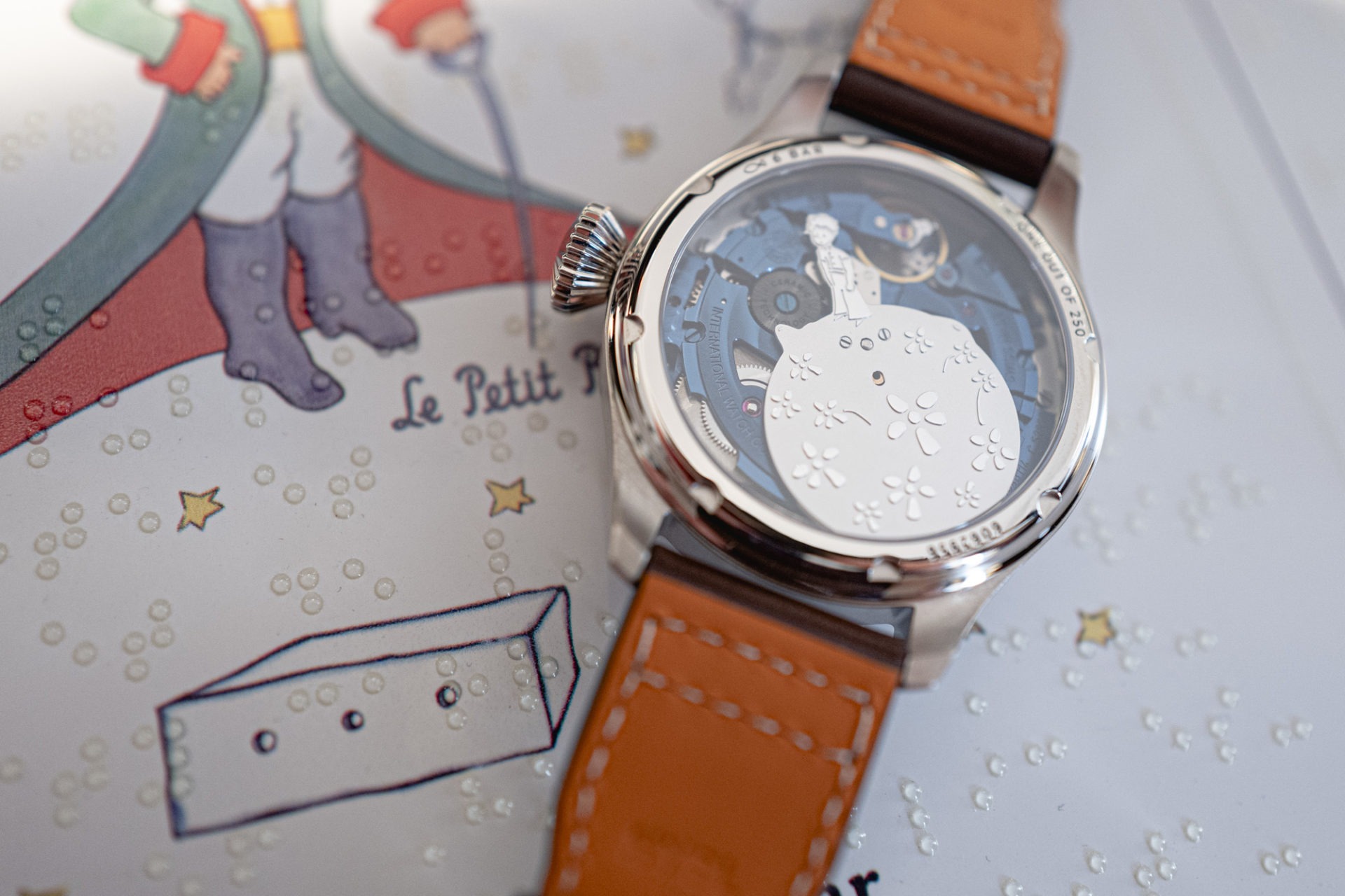 Grande Montre d'Aviateur Edition Le Petit Prince - Mouvement décoré
