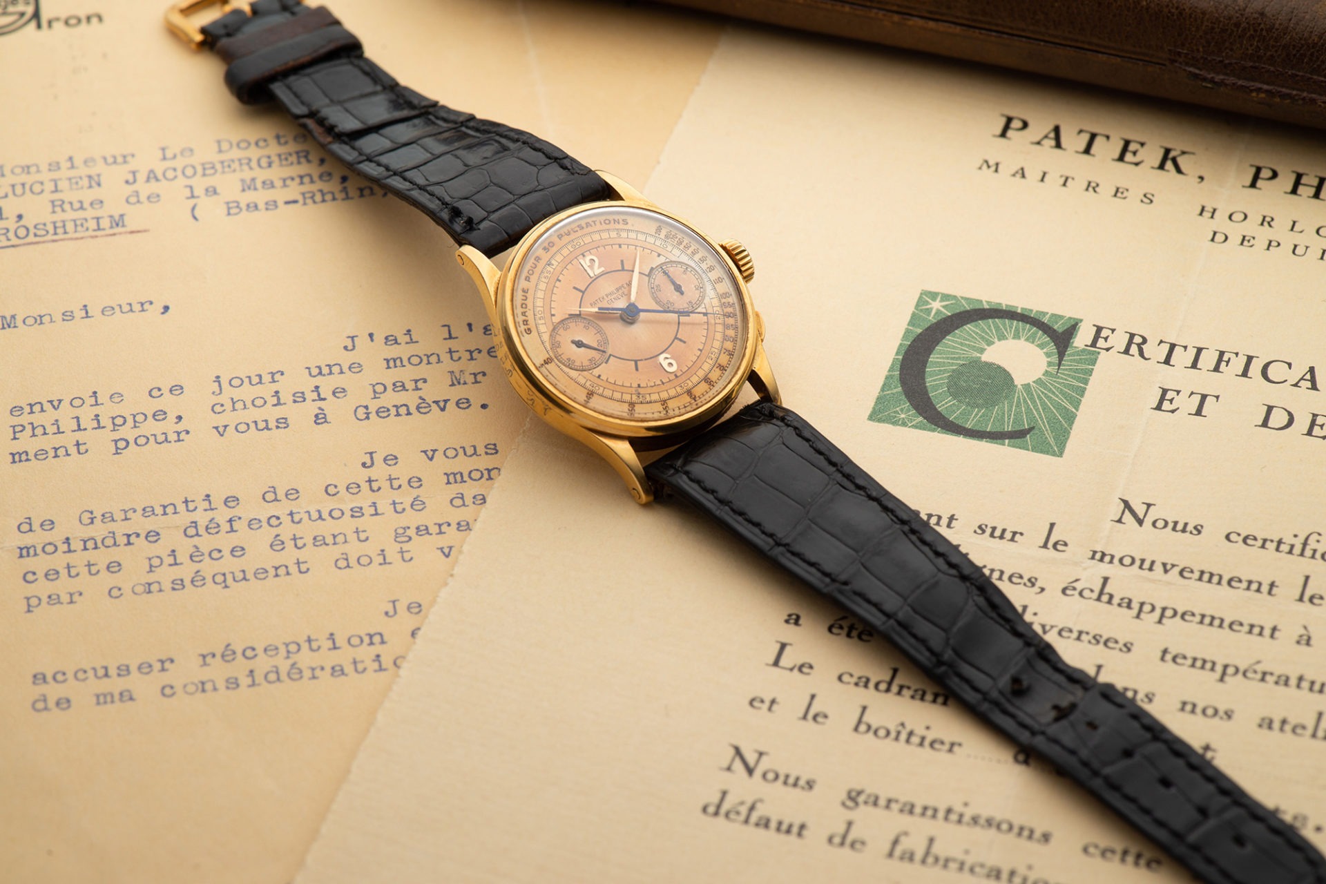 Chronographe Patek Philippe Ref. 130 - Vente Antiquorum du 16 juillet 2019