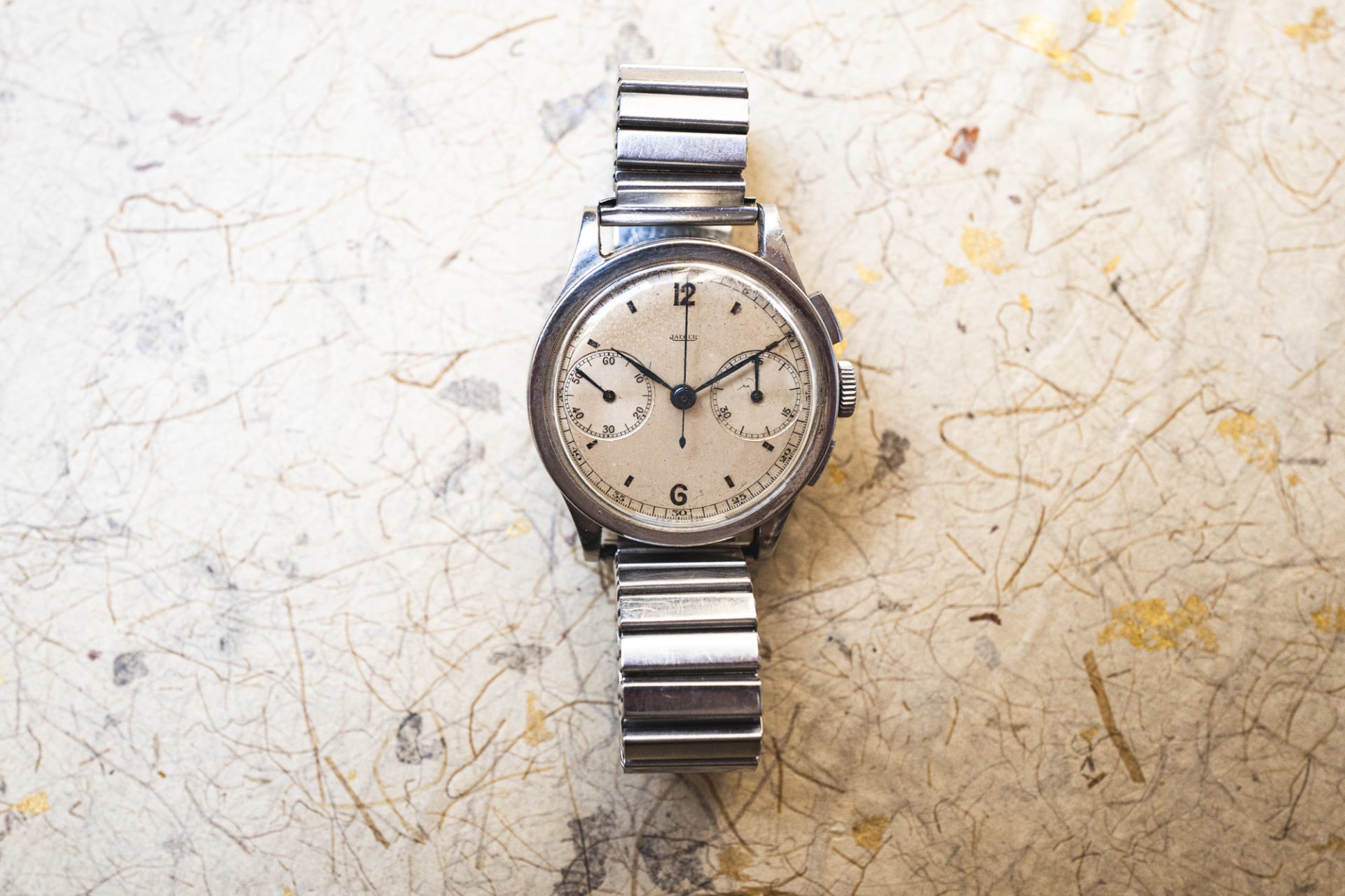 Chronographe Jaeger - Vente importante de montres de collection par Tajan le 2 juillet