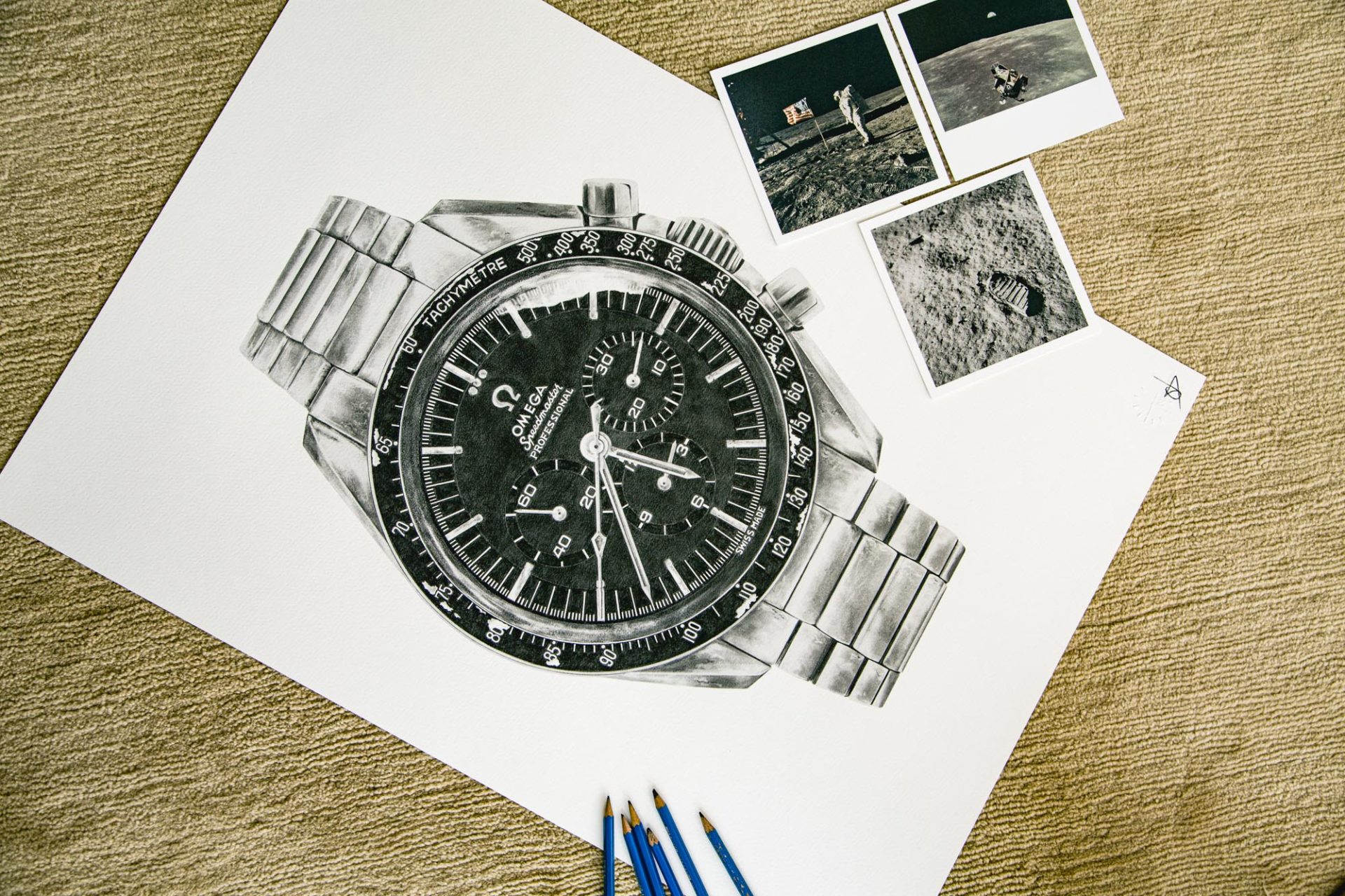 Constance Tournier - Omega Speedmaster 105.012 - Anniversaire Premier Homme sur la Lune