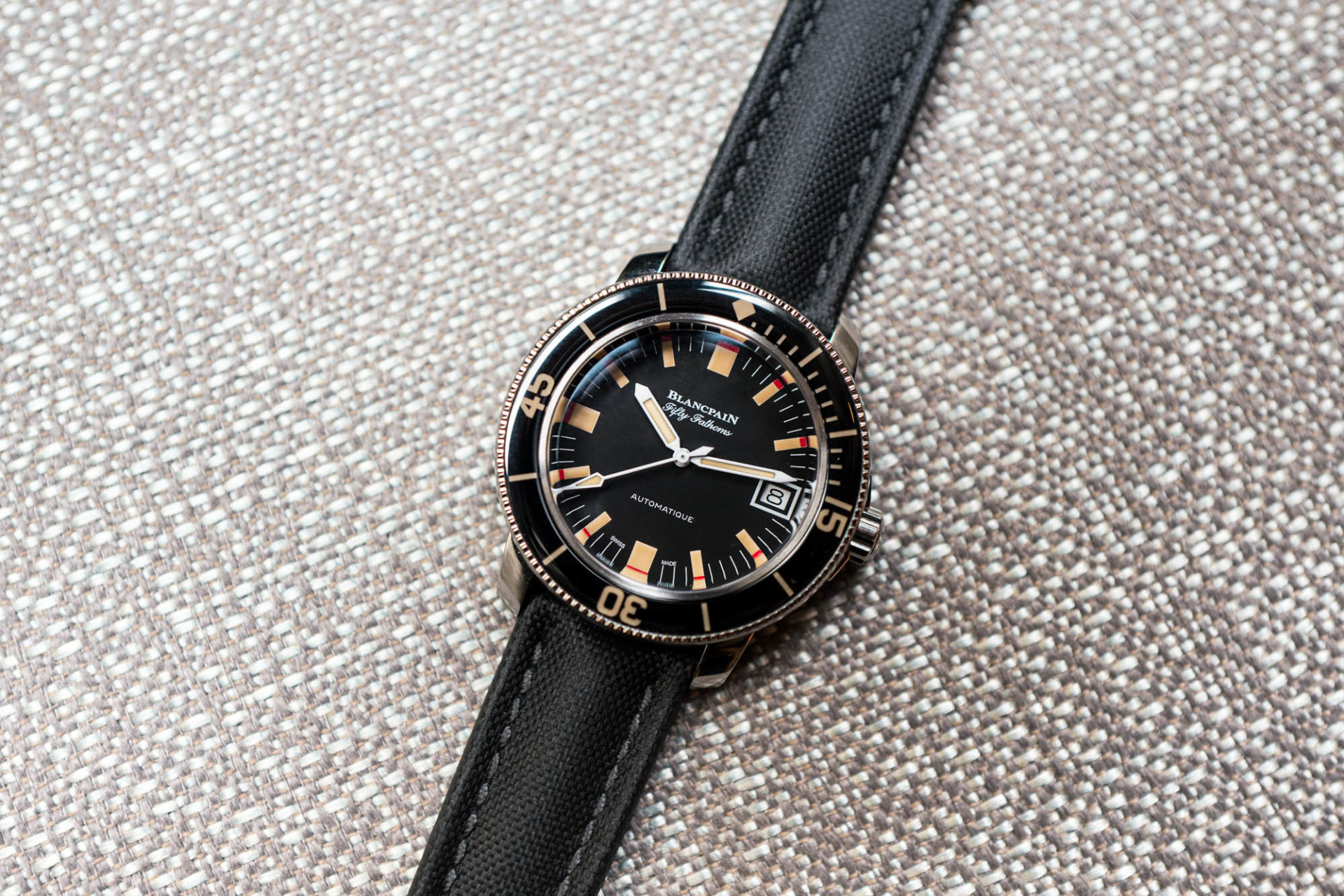 Blancpain Fifty Fathoms Barakuda 5008 - Cadran