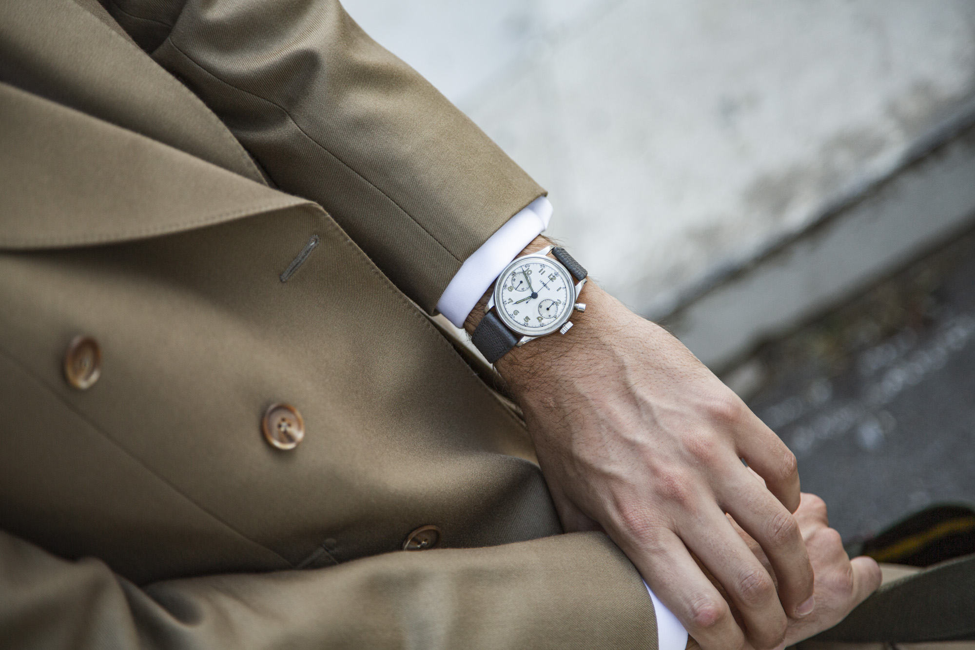 Chronographe Monopoussoir Lemania