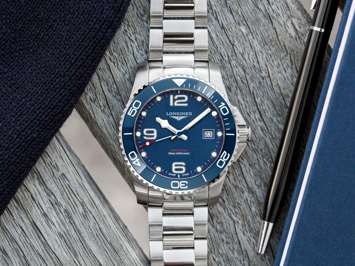 Montre Longines HydroConquest automatique 44 mm L3.841.4.96.6 - Lepage