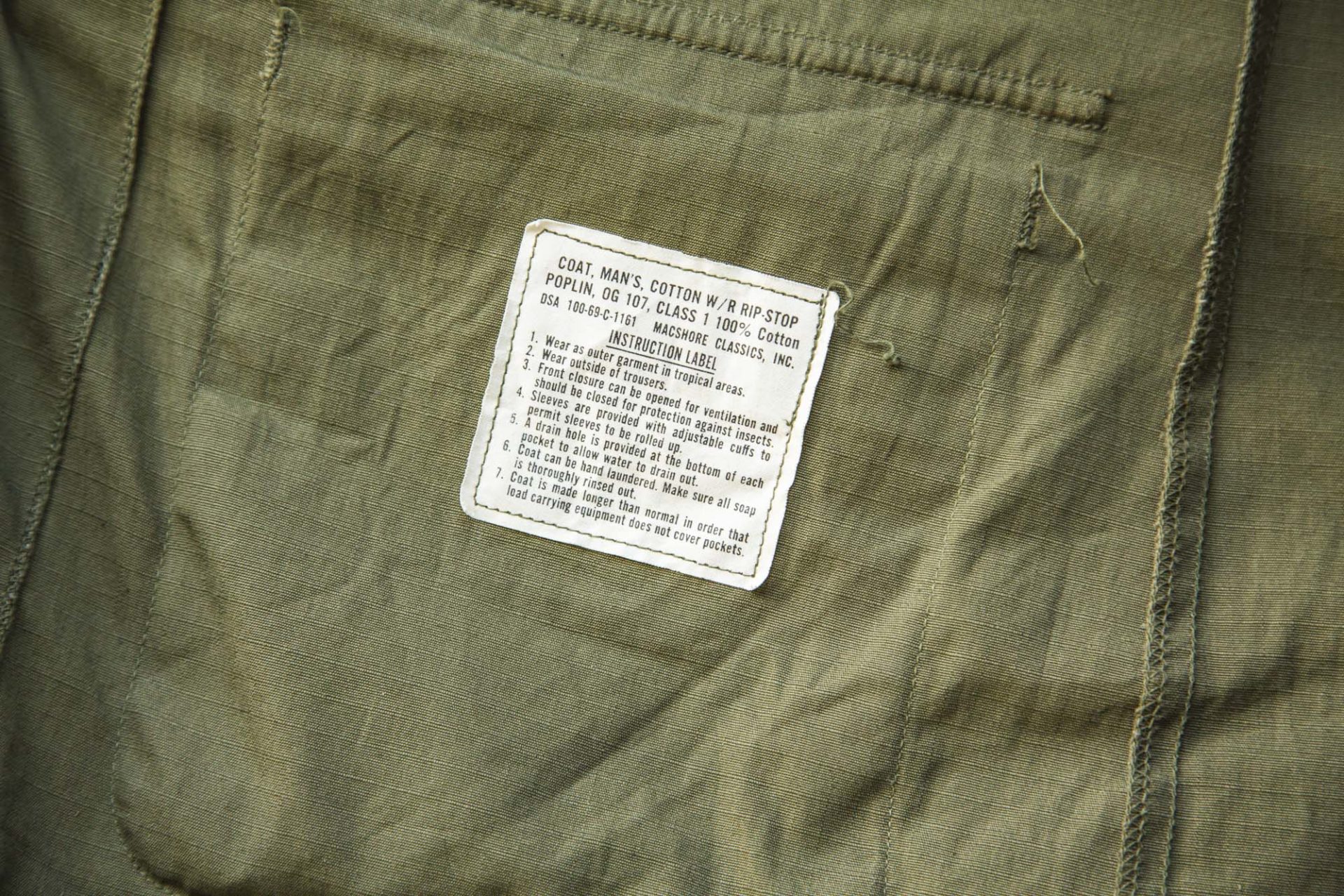 Jungle Shirt OG 107 - U.S Army - Vêtement militaire