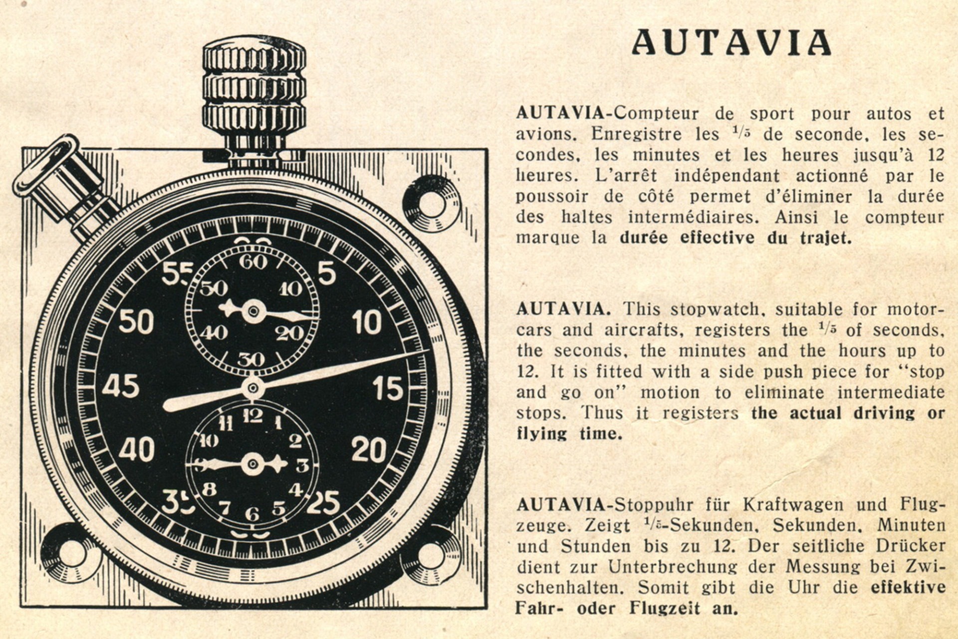 Compteur Autavia - Source : OnTheDash