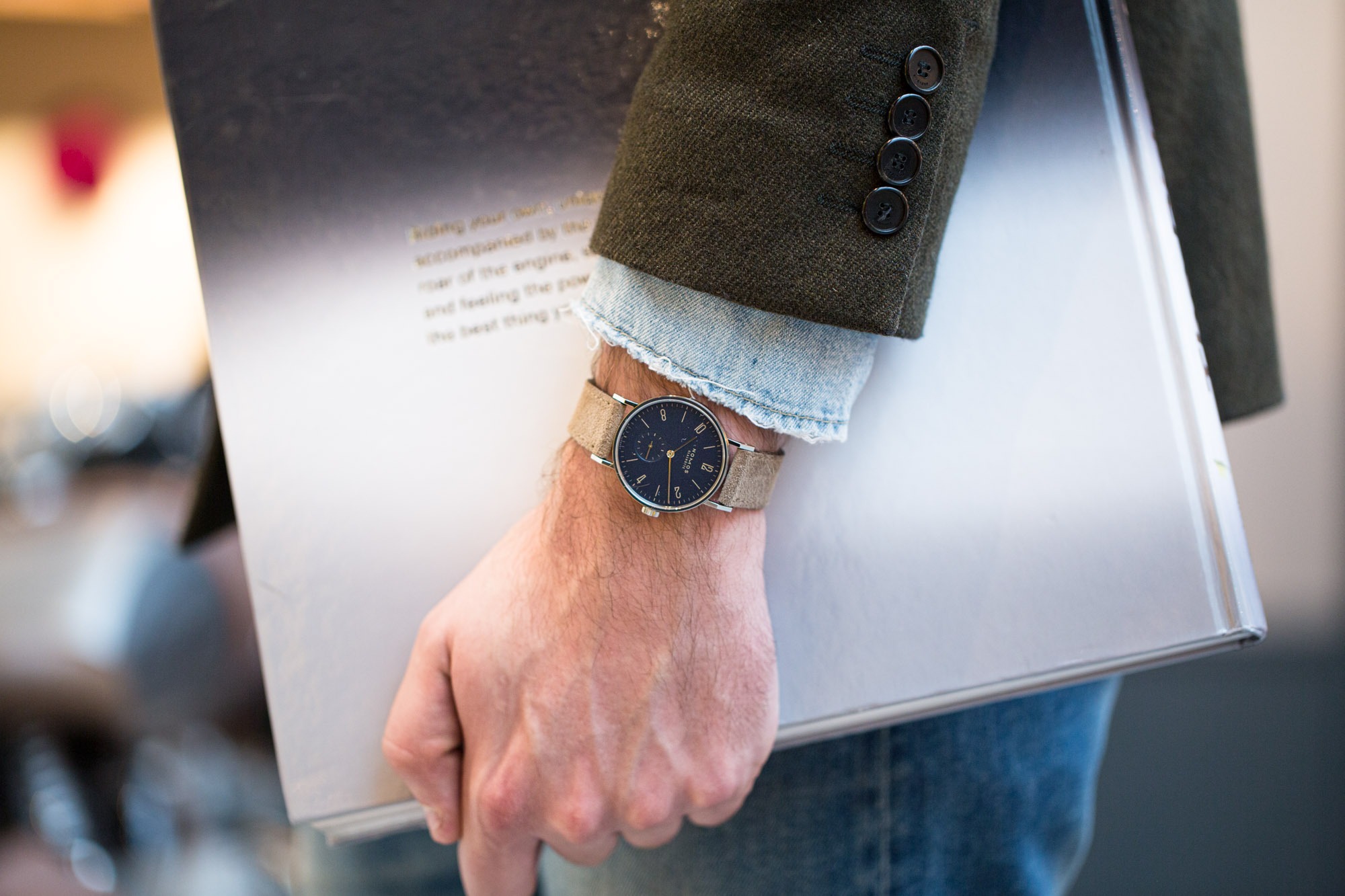 Nomos tangente 2025 35 midnight blue