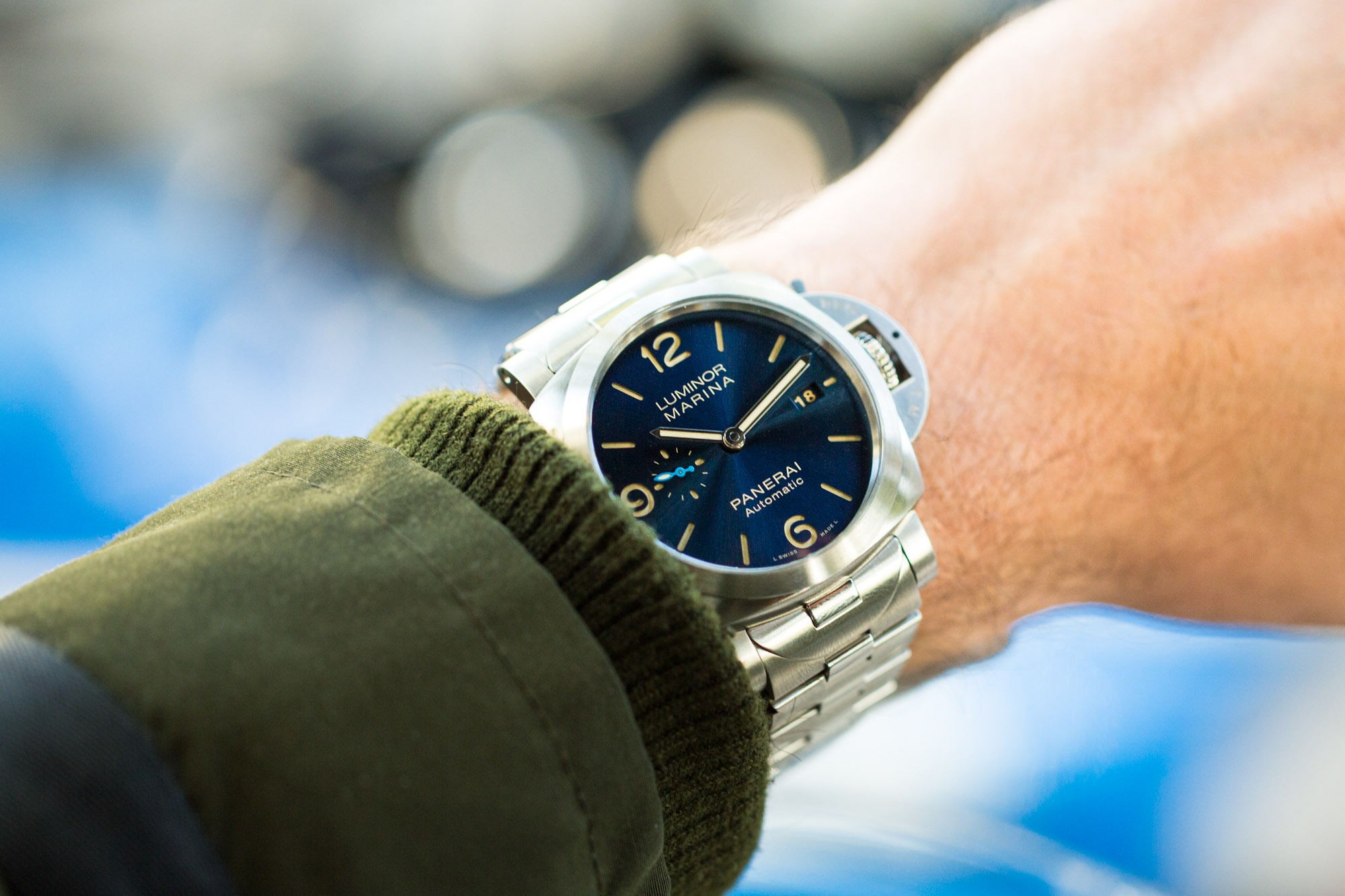 Panerai Luminor Cadran bleu Un twist entièrement en acier pour la Luminor