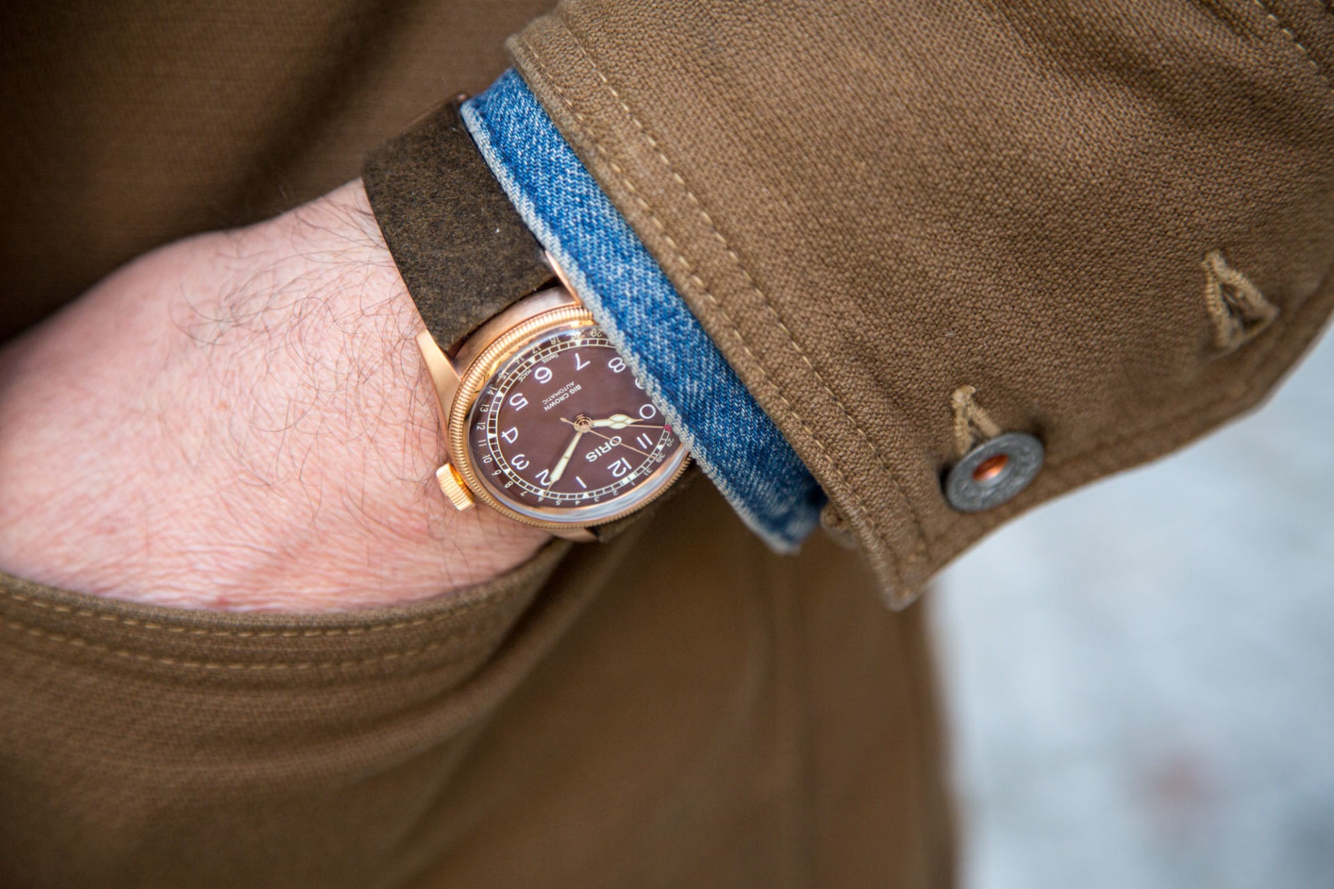 Oris Big Crown Bronze Pointer Date