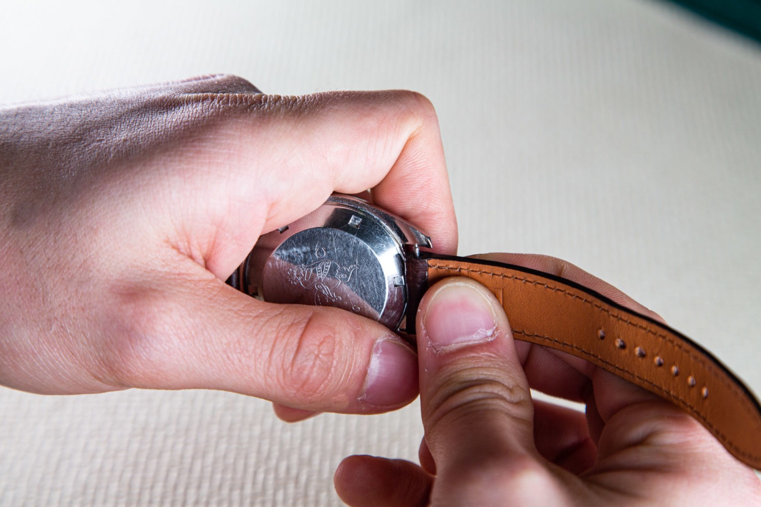 Bracelet De Montre Rowi Vintage En Métal - Ancien, Super état, Pour Homme/femme