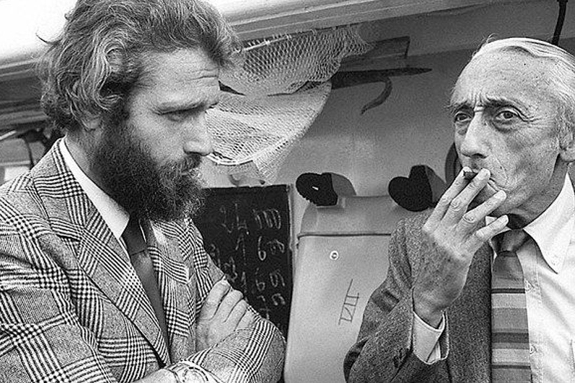 Philippe Cousteau et Jacques-Yves Cousteau