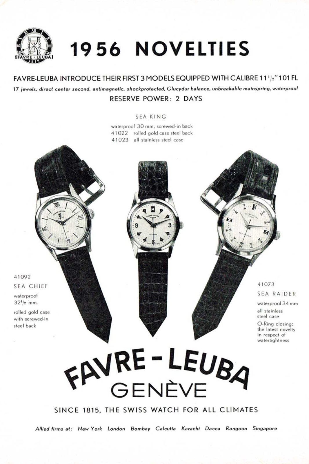 Histoire de la marque Favre-Leuba