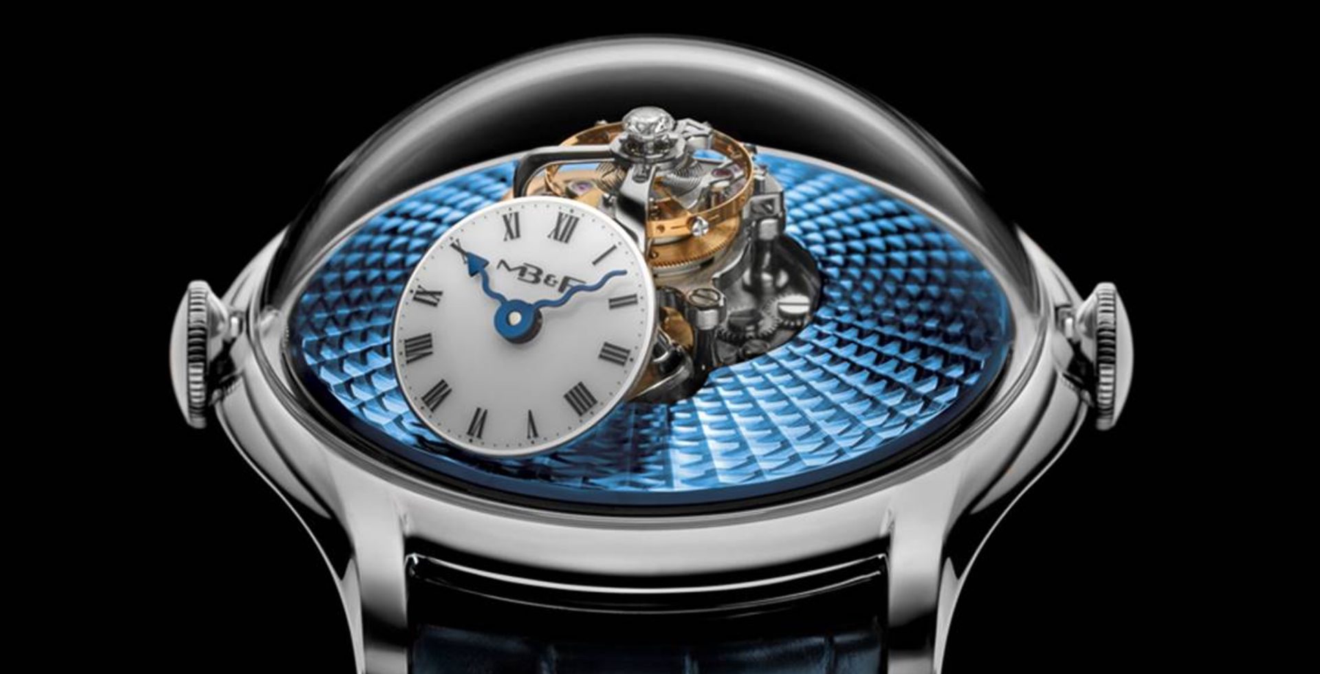 MB&F Legacy Machine FlyingT Or rose et Platine