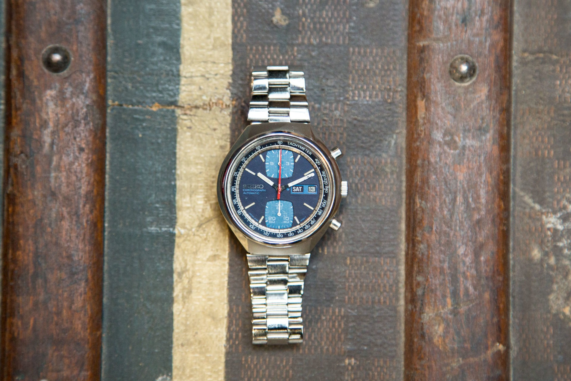 Aguttes - Vente de montres de collection - Chronographe Seiko 6138