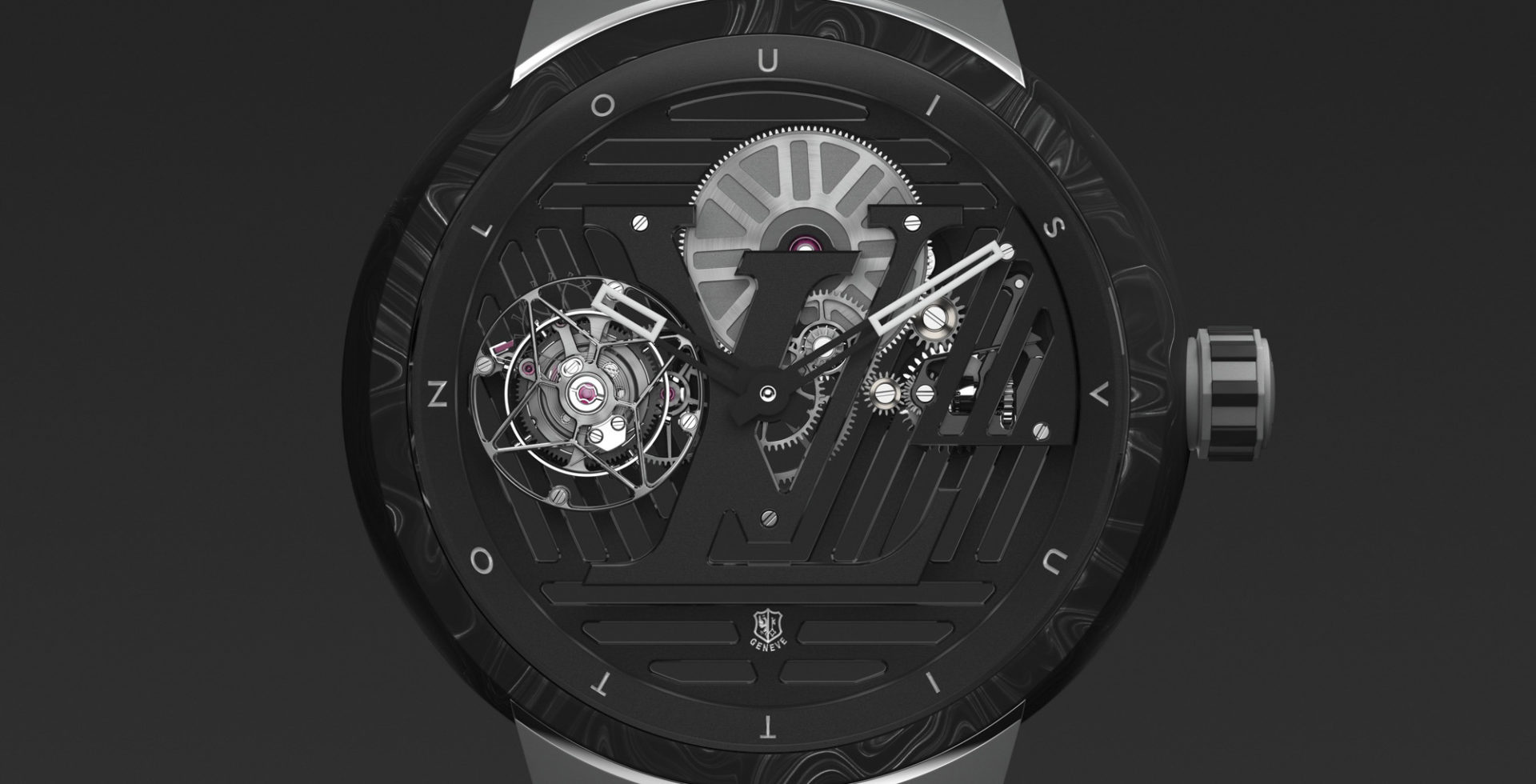 LOUIS VUITTON TAMBOUR CURVE TOURBILLON VOLANT