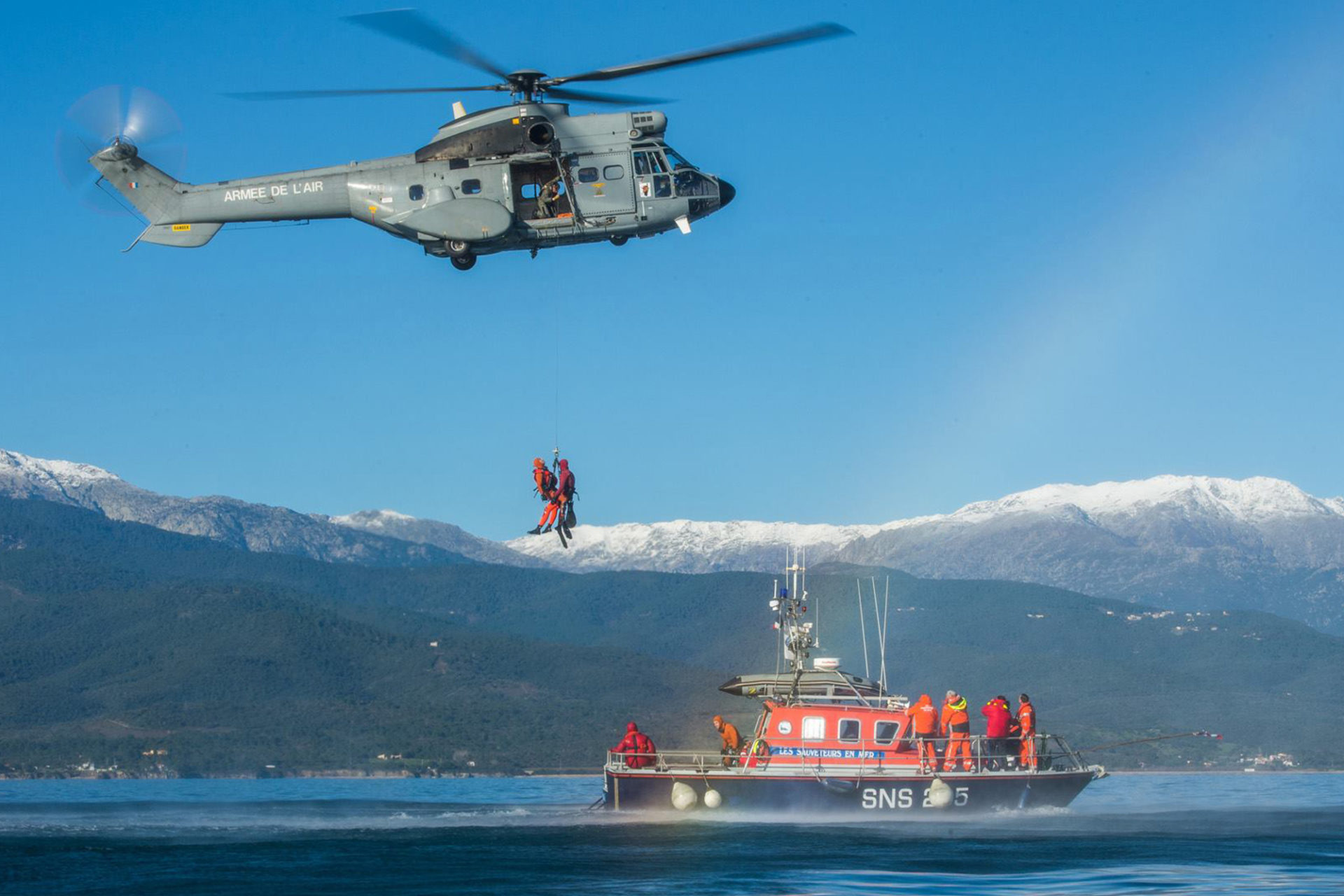 Entraînement des "ploufs" en Corse - Crédits S.Dupont - Armée de l'Air