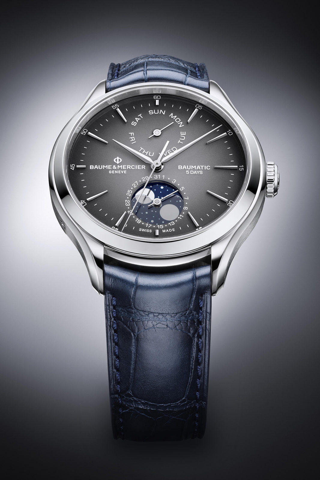Baume & Mercier Watches & Wonders 2020 - Baumatic Date Jour Phase de Lune
