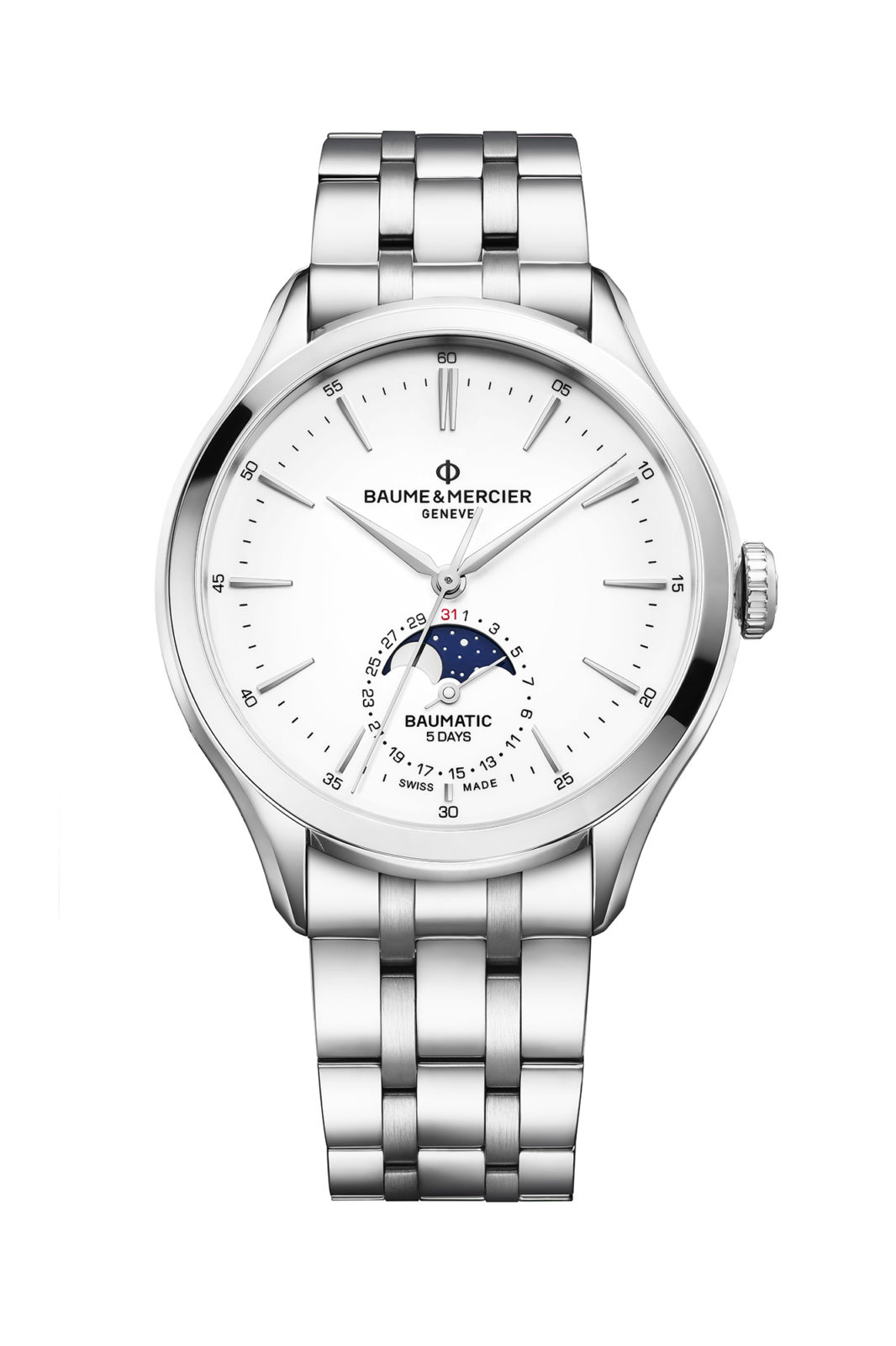 Baume & Mercier Watches & Wonders 2020 - Baumatic Date Jour Phase de Lune