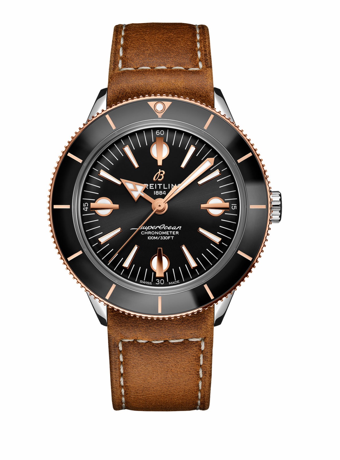 Breitling Capsule Collection Superocean Heritage 57 - Cadran noir & or