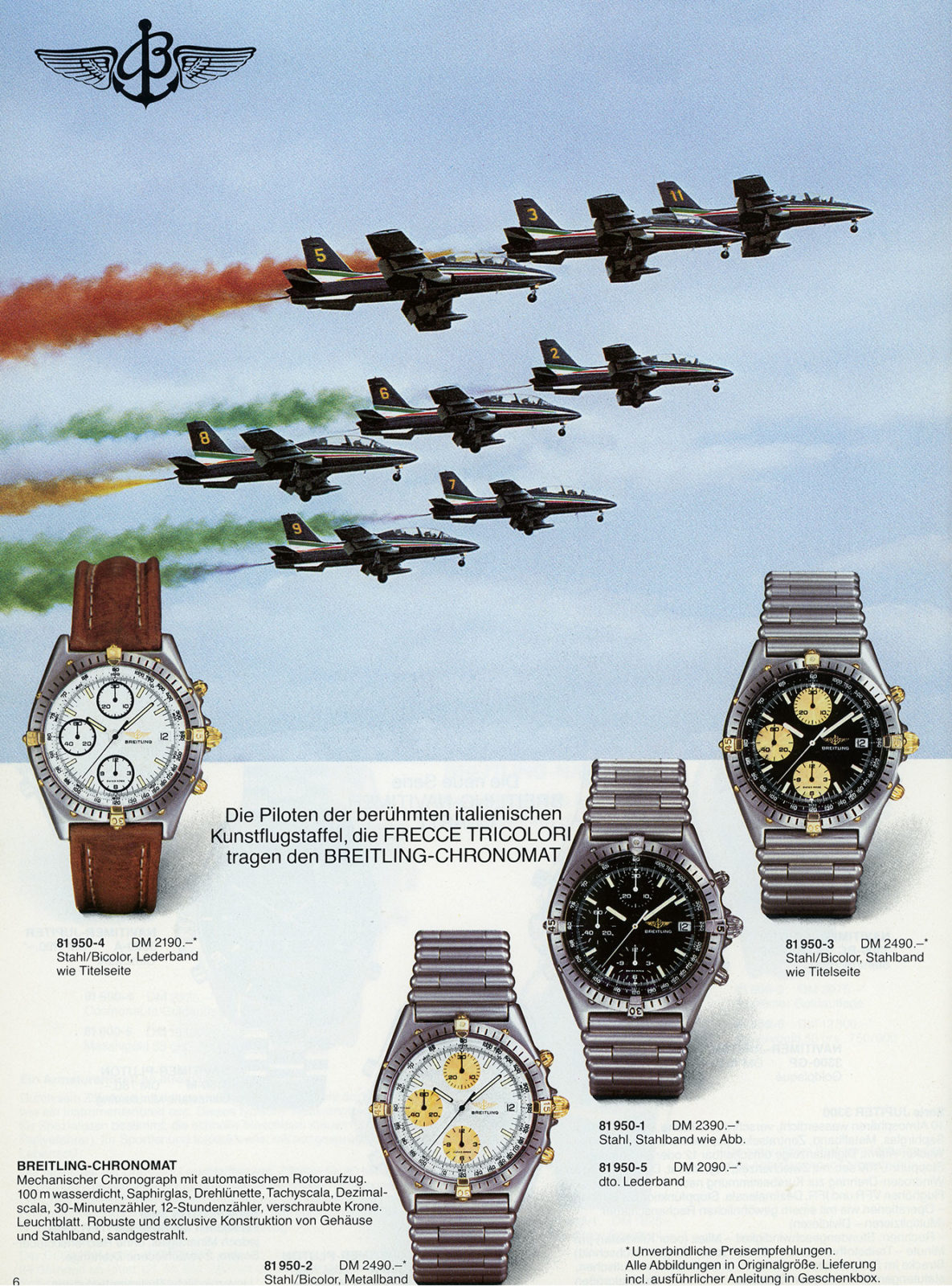 Nouvelle collection Breitling Chronomat - Publicité