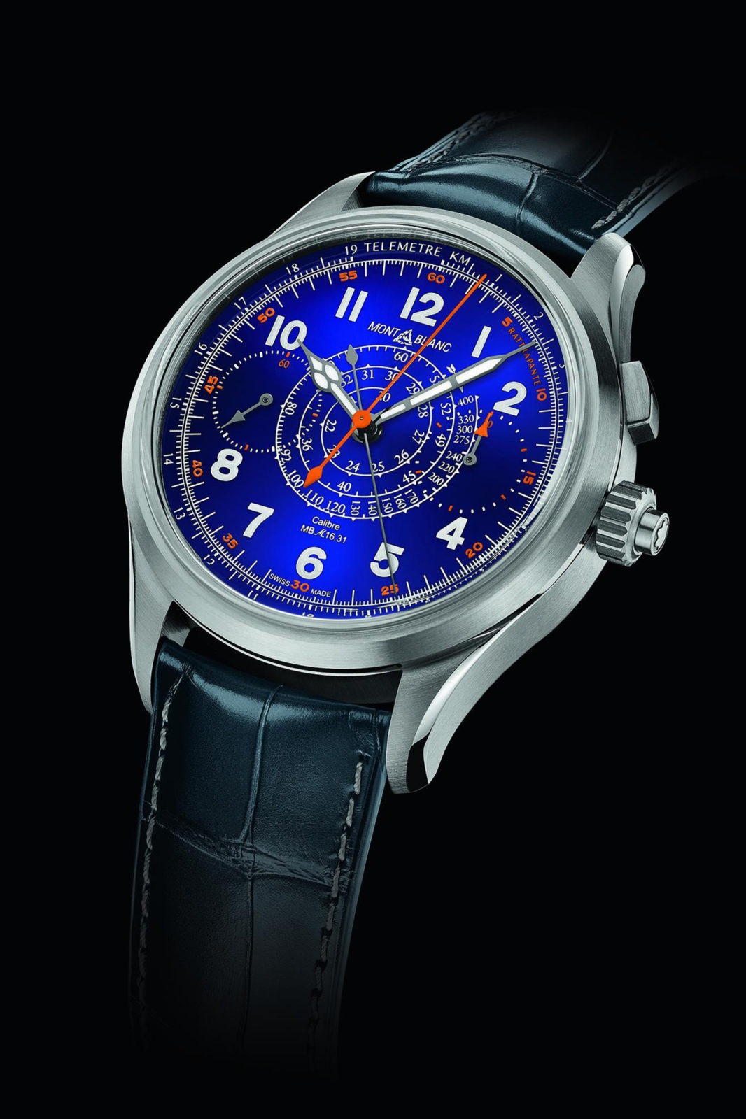 Montblanc Watches & Wonders 2020 - 1858 Chronographe rattrapante blue