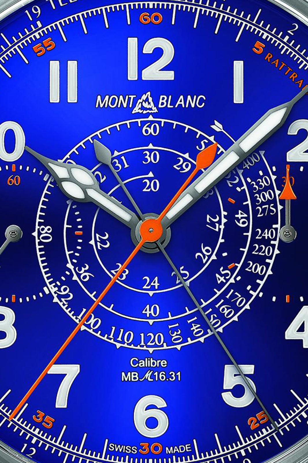 Montblanc Watches & Wonders 2020 - 1858 Chronographe rattrapante blue