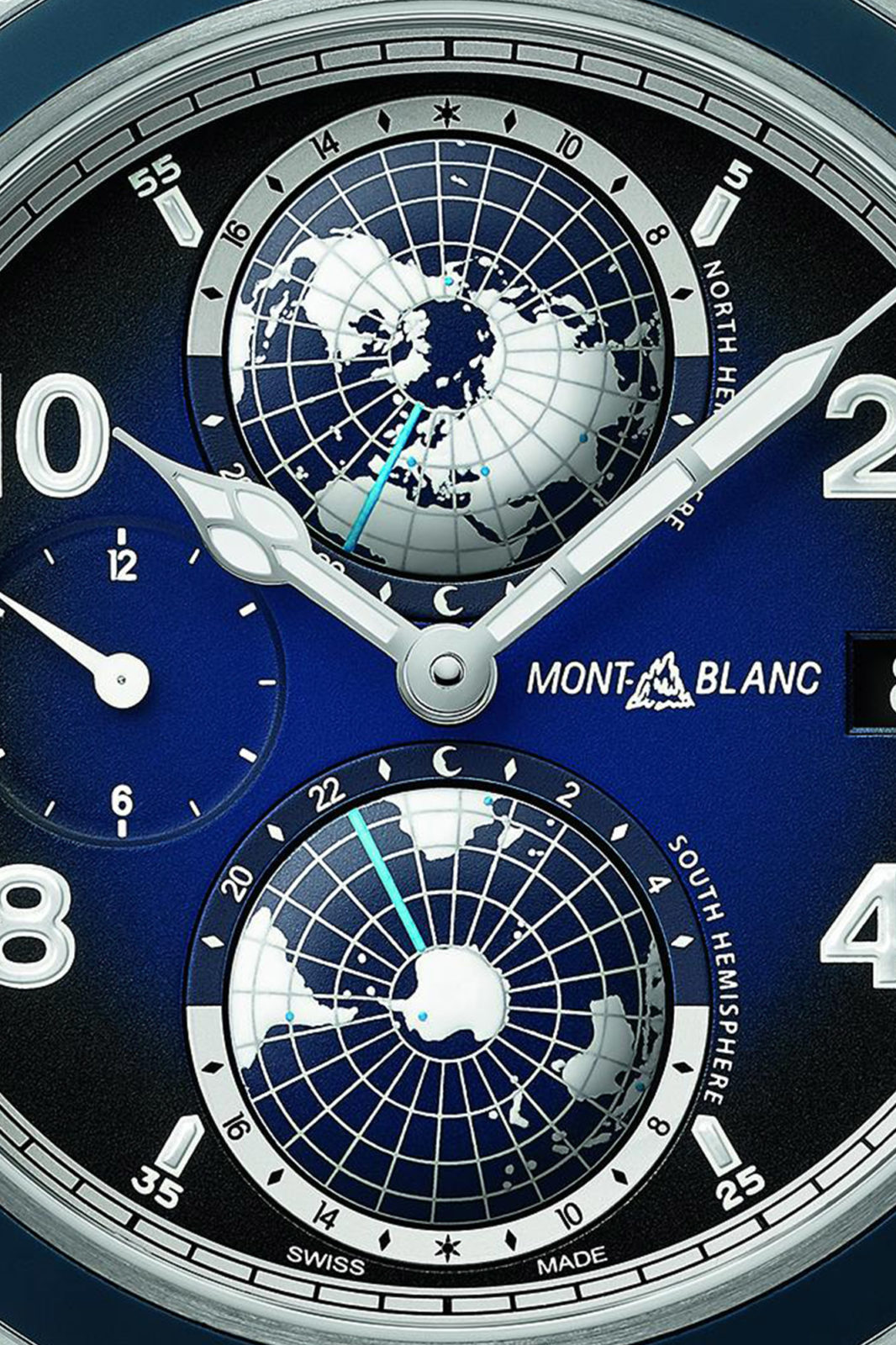 Montblanc Watches & Wonders 2020 - 1858 Geosphere blue