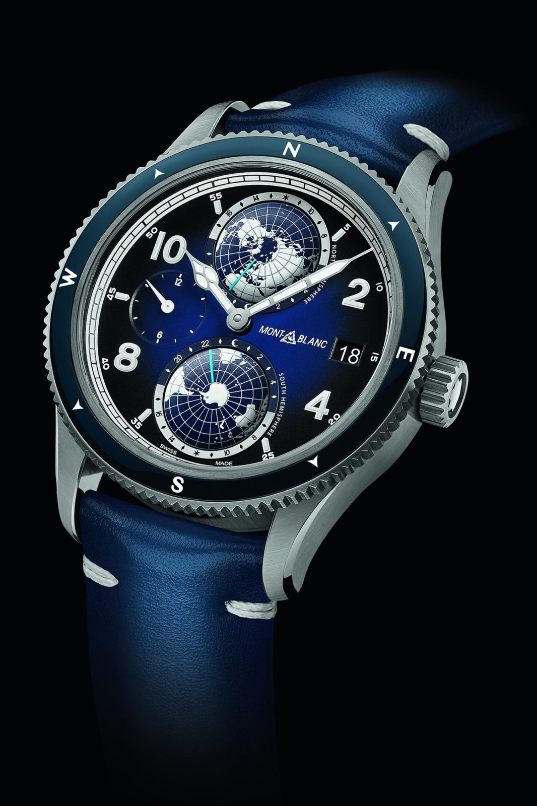 Montblanc Watches & Wonders 2020 - 1858 Geosphere blue