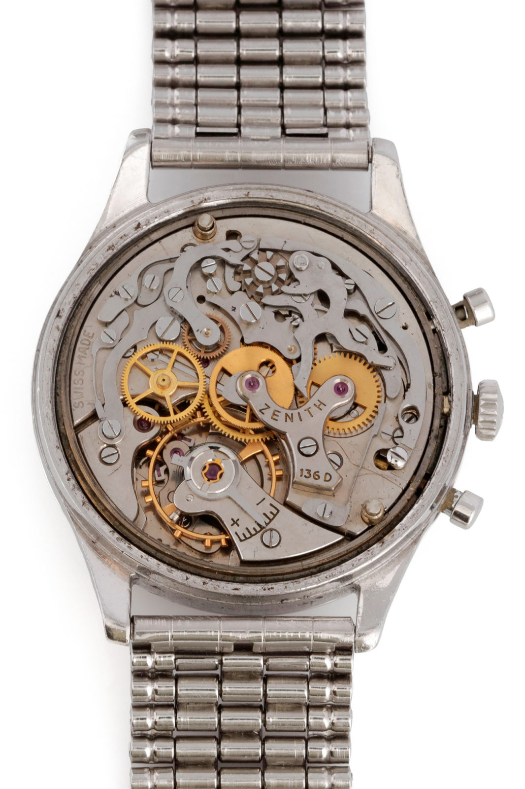 Antiquorum - Vente d'importantes montres récentes et de collection du 10 mai - Chronographe Zenith 136D