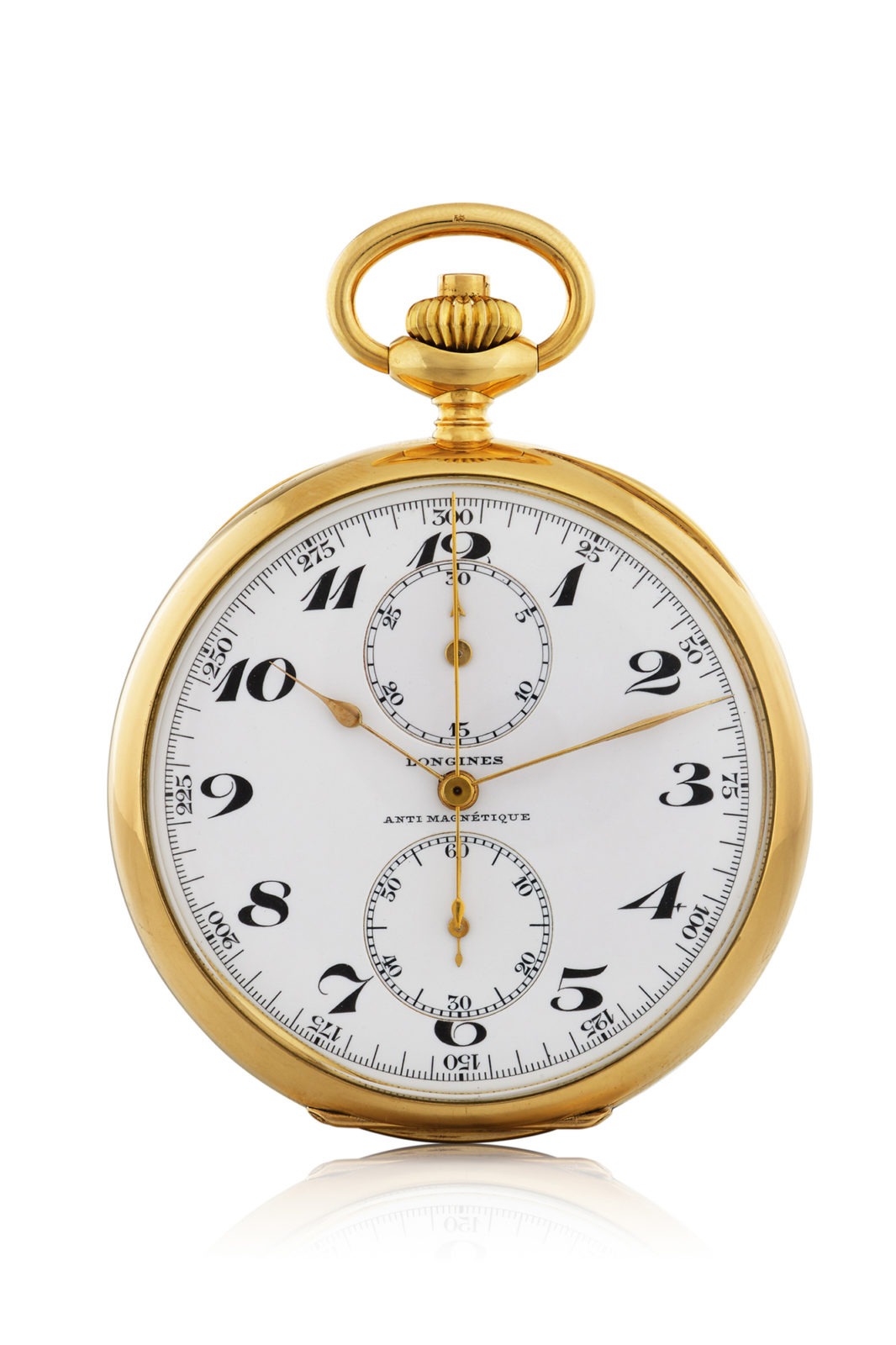 Antiquorum - Vente d'importantes montres récentes et de collection du 10 mai - Montre de poche Longines