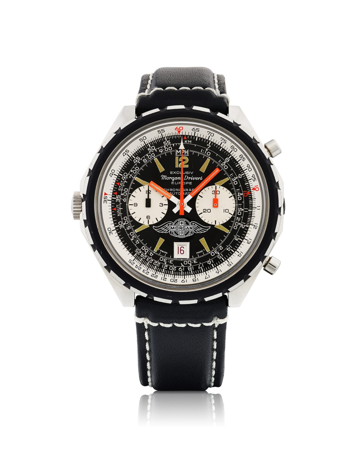 Antiquorum - Vente d'importantes montres récentes et de collection du 10 mai - Breitling Navitimer Morgan Plus 8