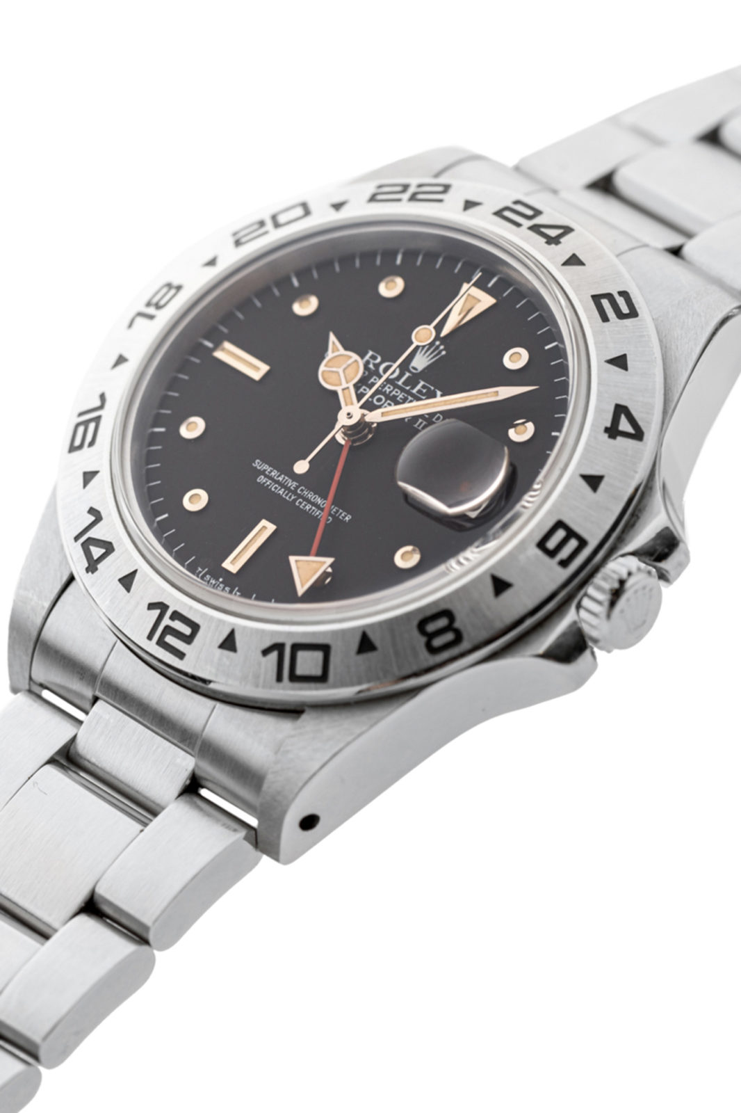 Antiquorum - Vente de montres du 28 juin - Rolex Explorer II Nipple dial