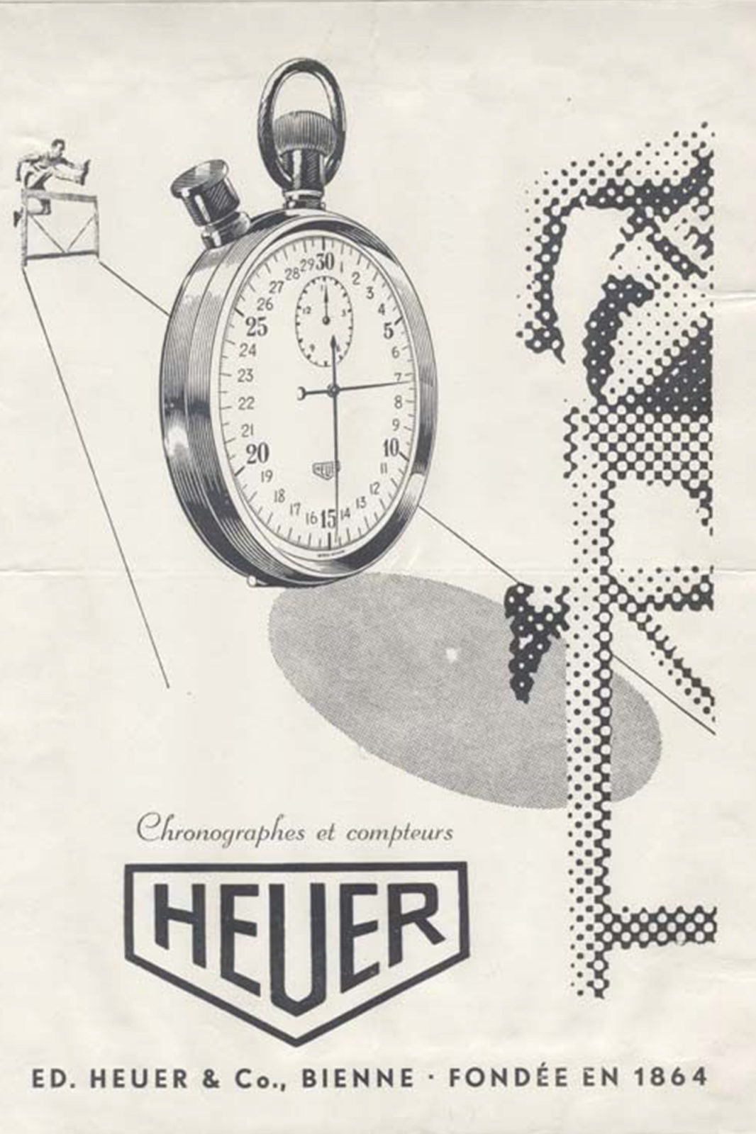 Publicité Heuer Mikrograph