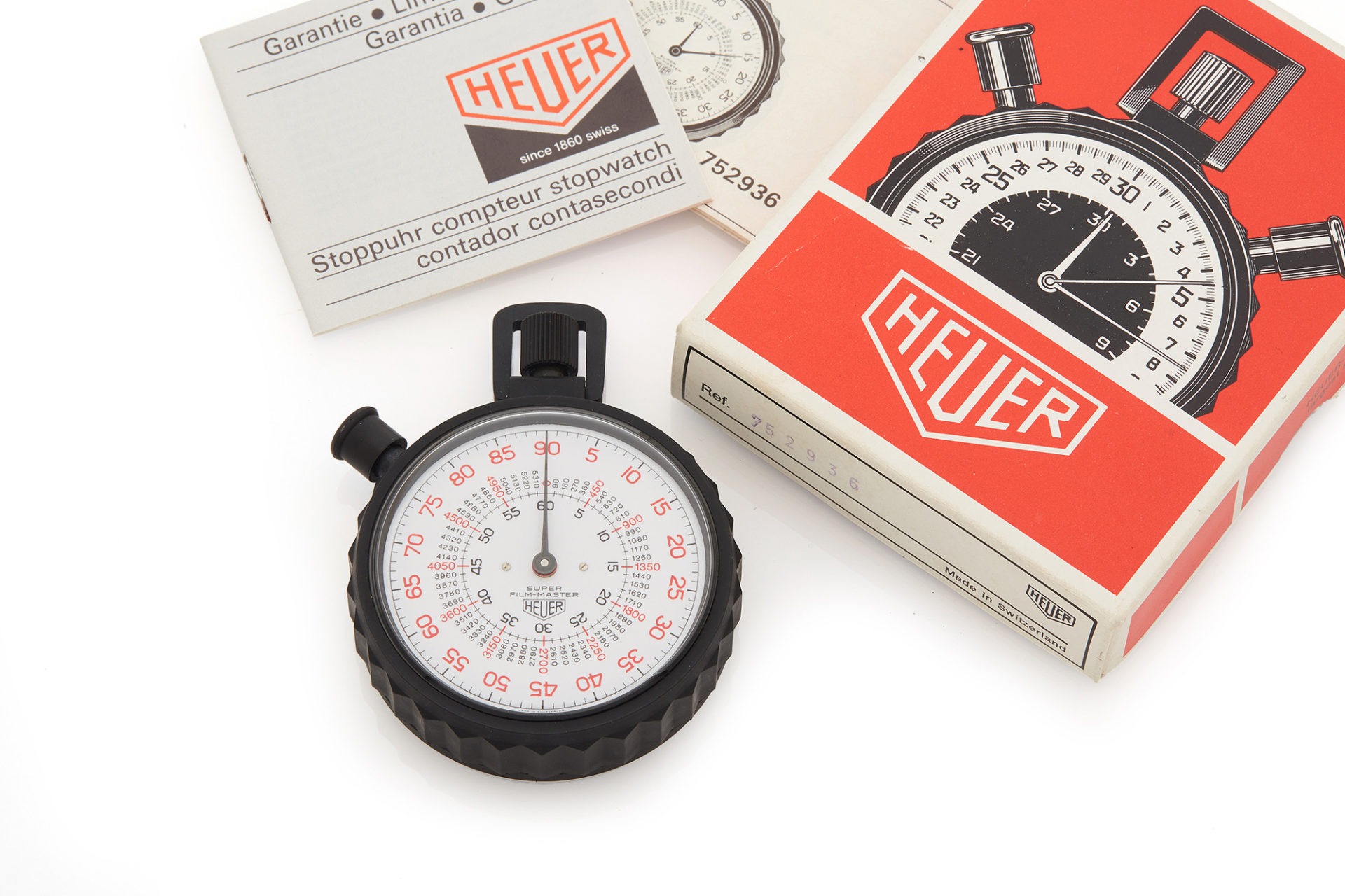 Chronographe Heuer Super Film-Master - Vente de montres de collection chez Aguttes