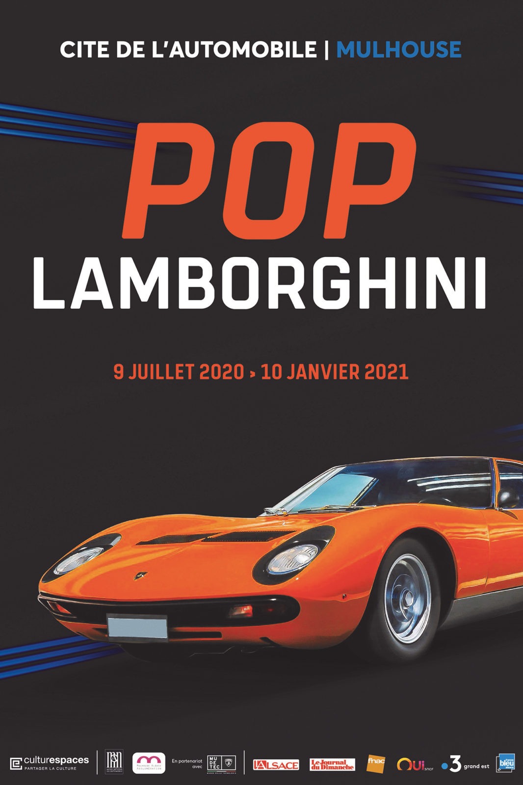 Exposition POP Lamborghini - Cité de l'automobile de Mulhouse