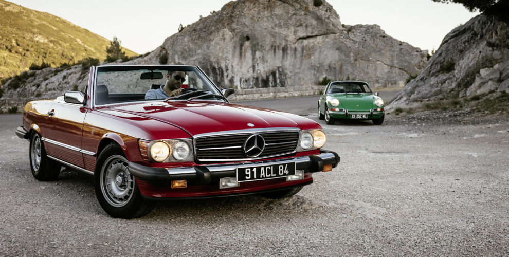 Mercedes-Benz 560SL Le cabriolet Hollywoodien