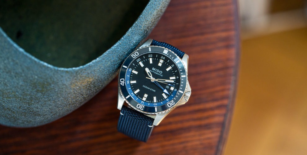 MIDO OCEAN STAR GMT De l'eau & des fuseaux