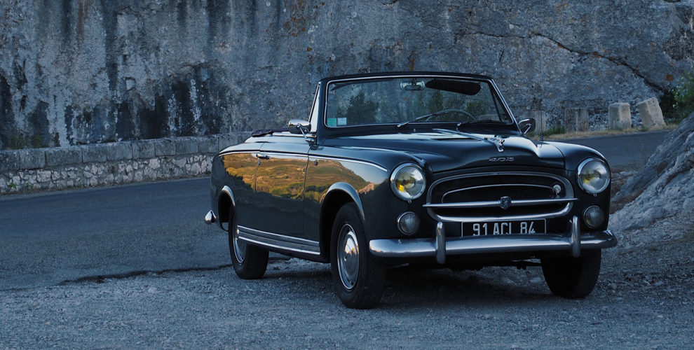 Peugeot 403 cabriolet  Le charme discret de la bourgeoisie