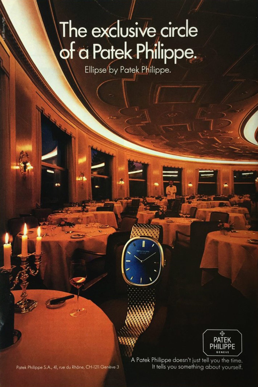 Publicité Patek Philippe Ellipse - Source : Ad Patina