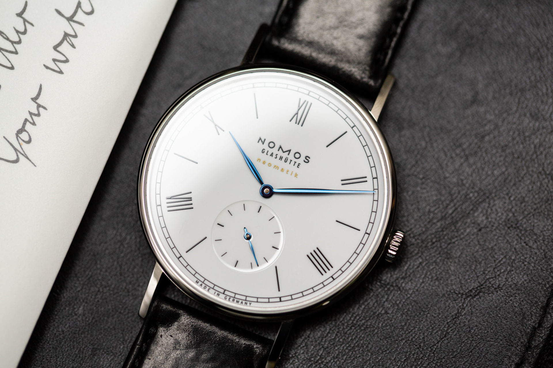 Nomos Glashütte Ludwig Neomatik 39 175 ans d'horlogerie à Glashütte