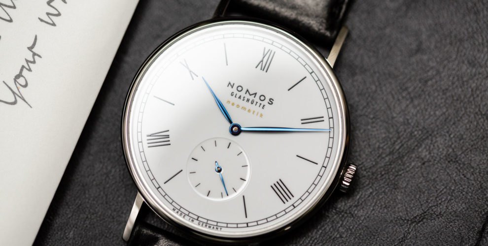 NOMOS LUDWIG NEOMATIK 175 ans d'horlogerie à Glashütte