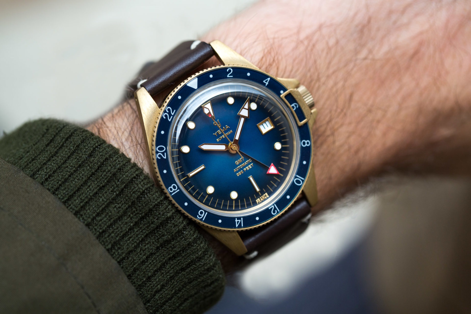 Yema Superman GMT Bronze