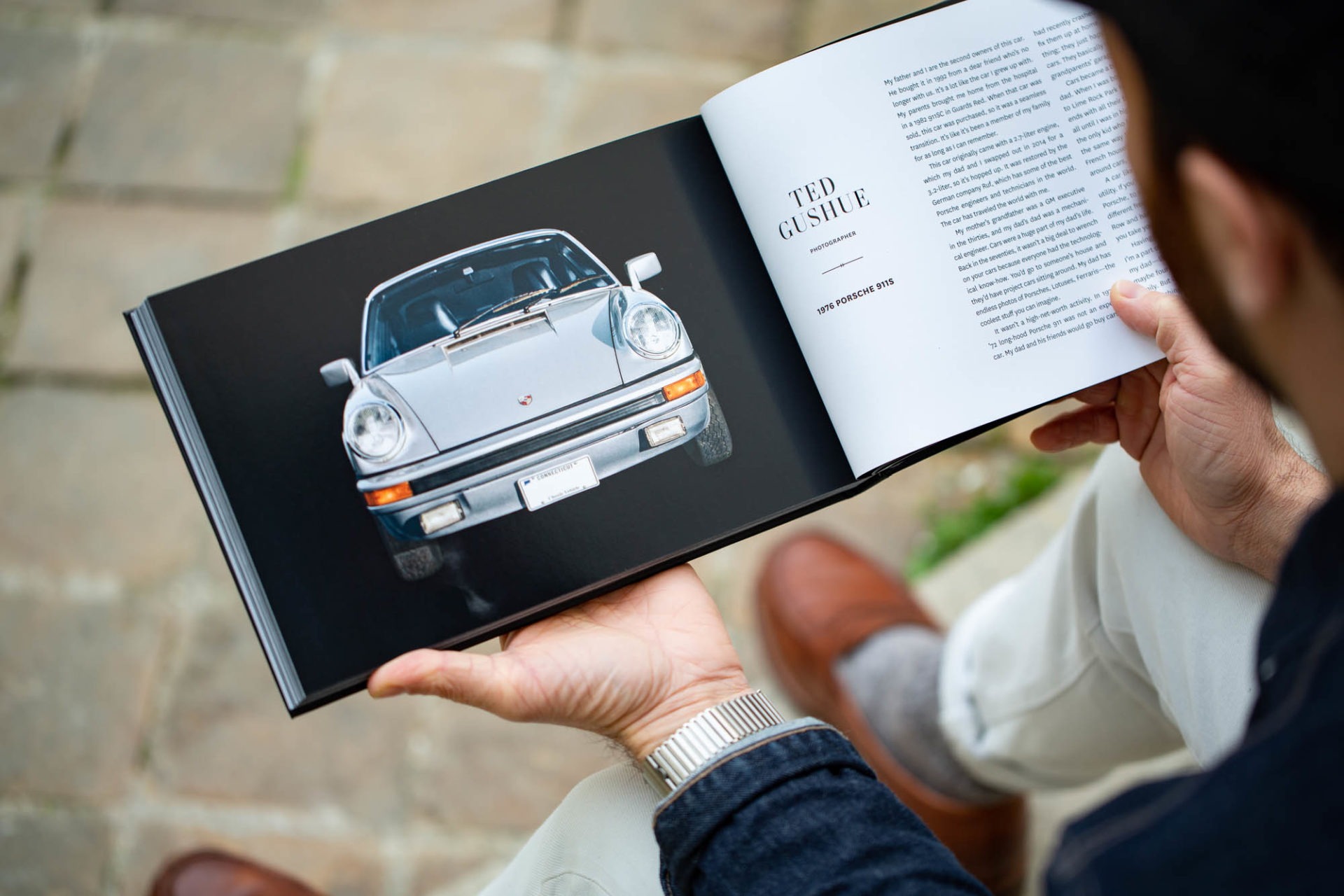 A man & his car - Chez Joseph Bonnie