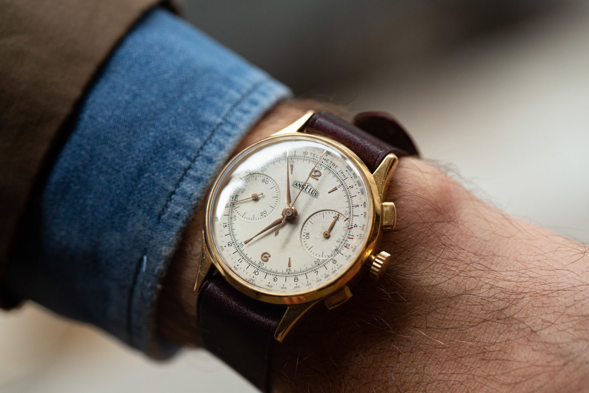 Angelus Chronographe - Sélection de montres vintage chez Joseph Bonnie